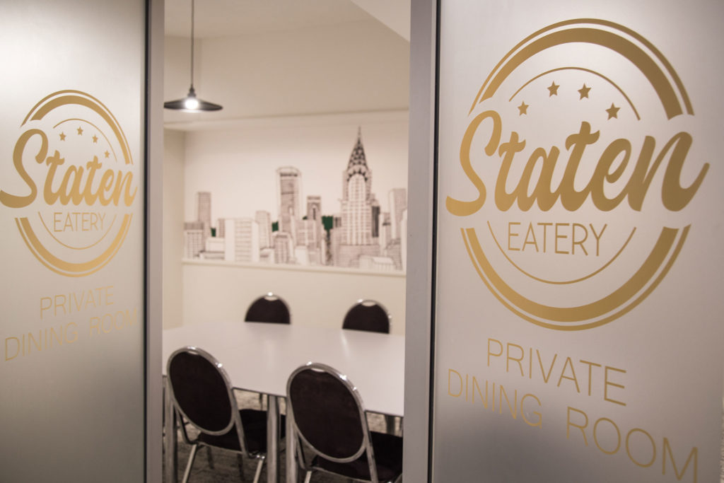 Private Dining Room for hire at The Staten Eatery